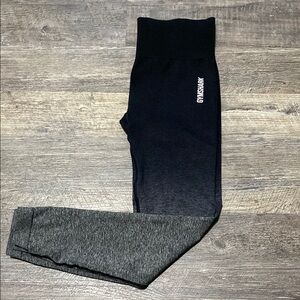 Gymshark ombre Black and Gray Leggings